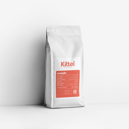 1kg bag of Kittel Recanto Brazilian honey processed coffee.